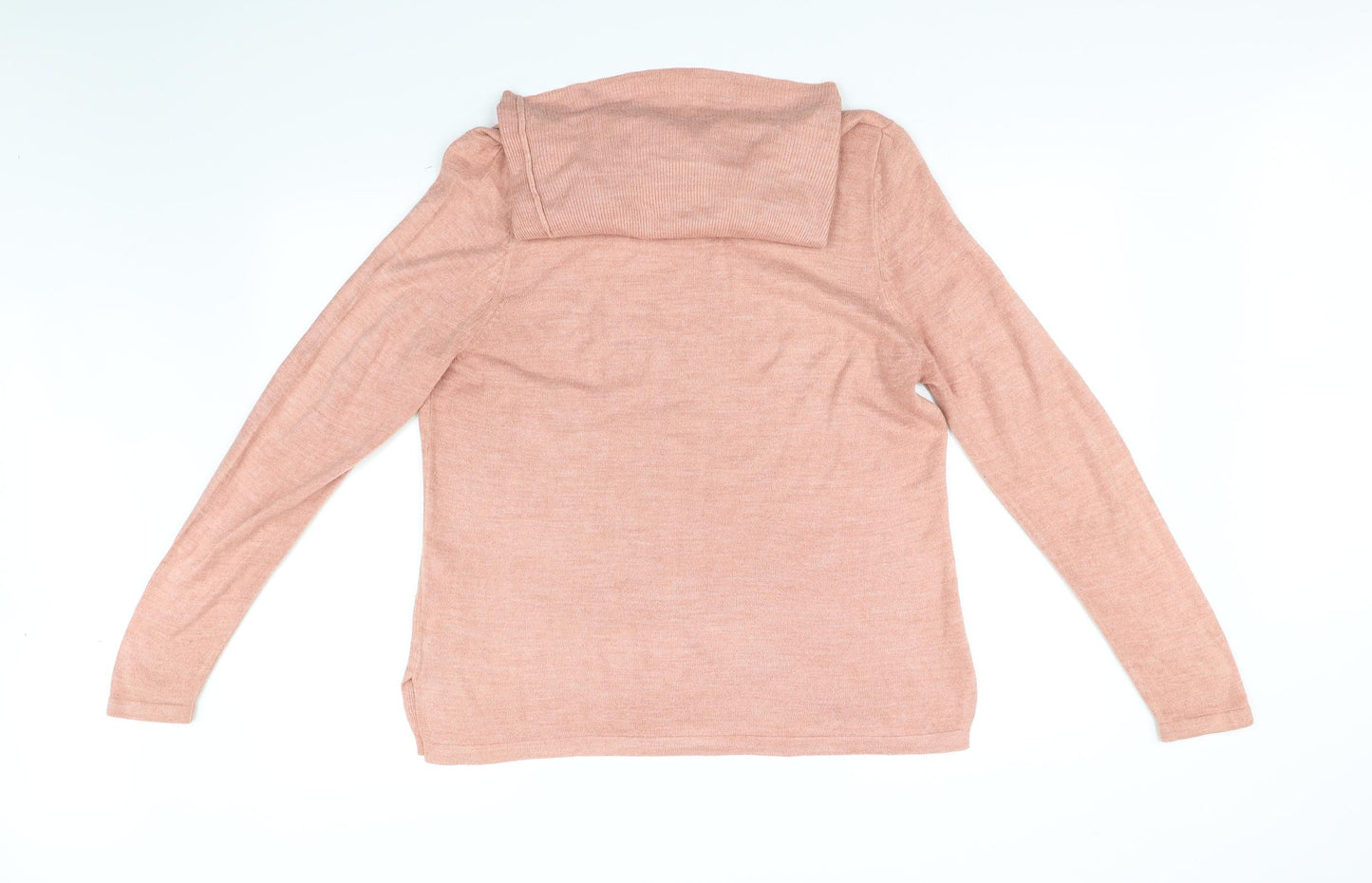 Marks and Spencer Womens Orange   Pullover Jumper Size 14