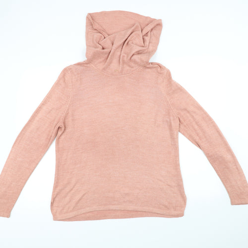 Marks and Spencer Womens Orange   Pullover Jumper Size 14