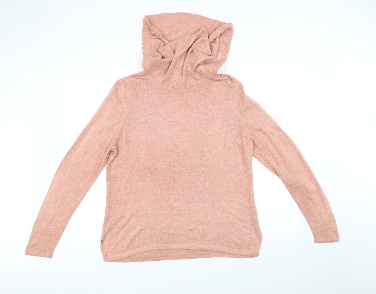 Marks and Spencer Womens Orange   Pullover Jumper Size 14