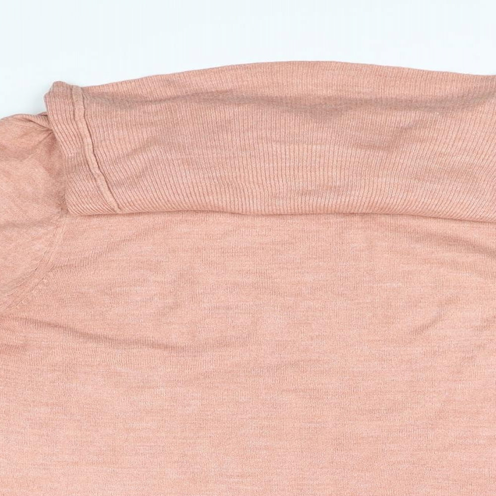 Marks and Spencer Womens Orange   Pullover Jumper Size 14