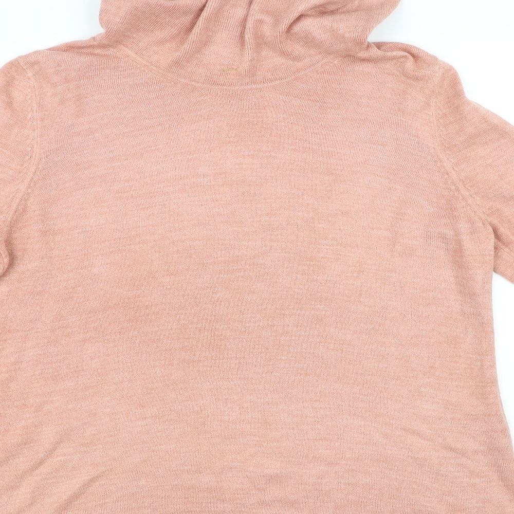 Marks and Spencer Womens Orange   Pullover Jumper Size 14