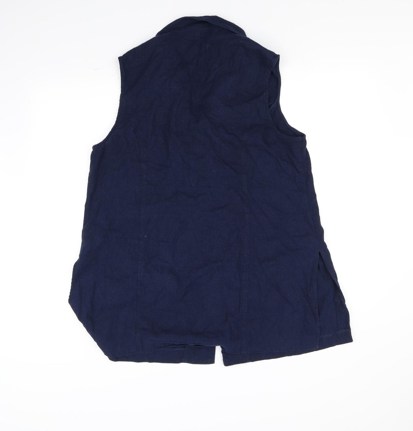 Ble Womens Blue   Jacket Coatigan Size 16