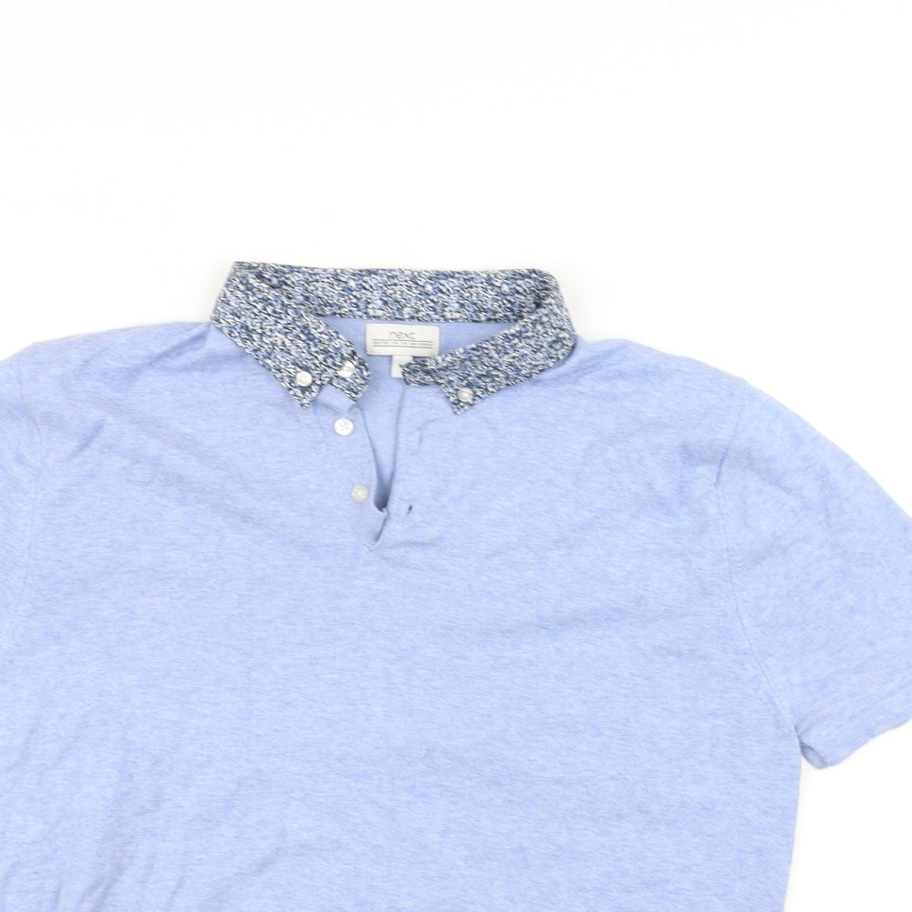 NEXT Mens Blue    Polo Size M