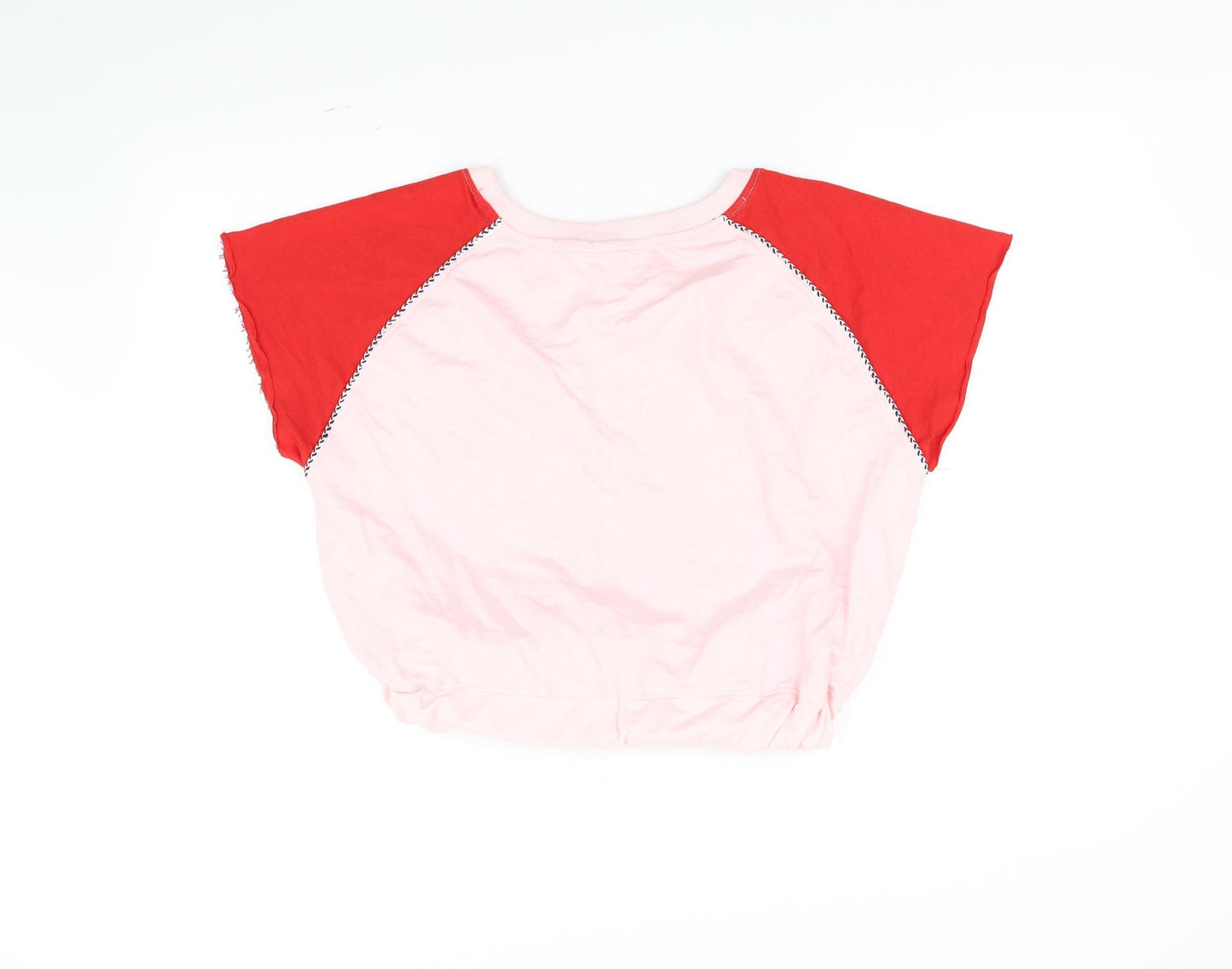 ASOS Womens Pink   Basic T-Shirt Size 14  - cropped