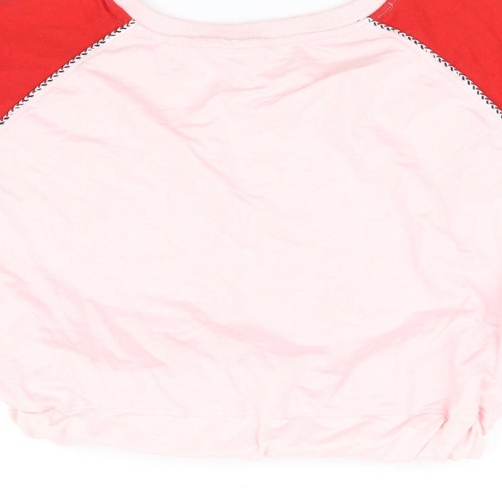 ASOS Womens Pink   Basic T-Shirt Size 14  - cropped