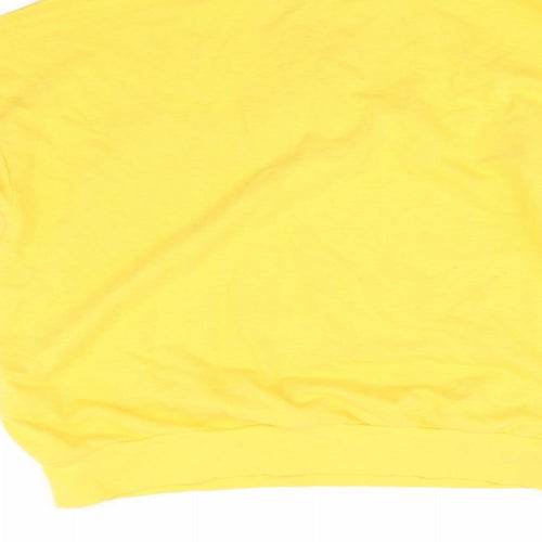 New Look Womens Yellow   Pullover Jumper Size 12