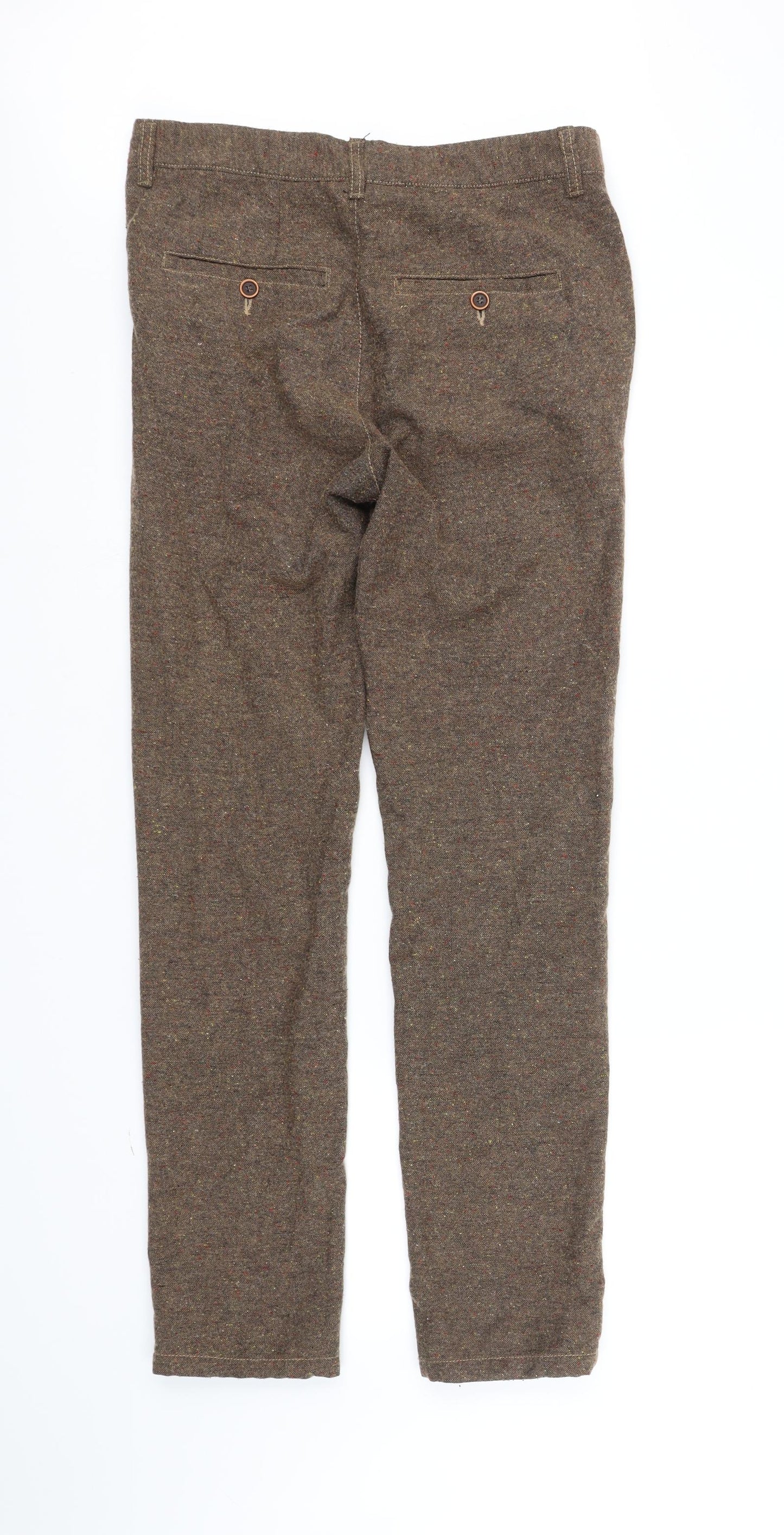 ASOS Womens Brown   Trousers  Size M L32 in