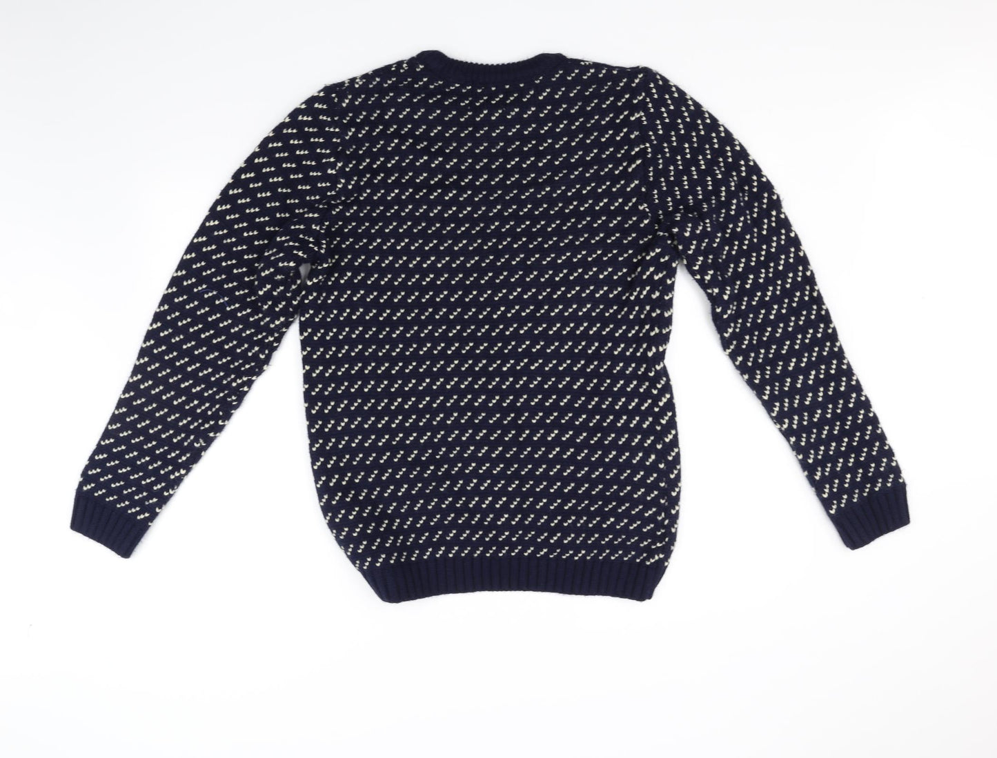 Topman Mens Blue   Pullover Jumper Size L