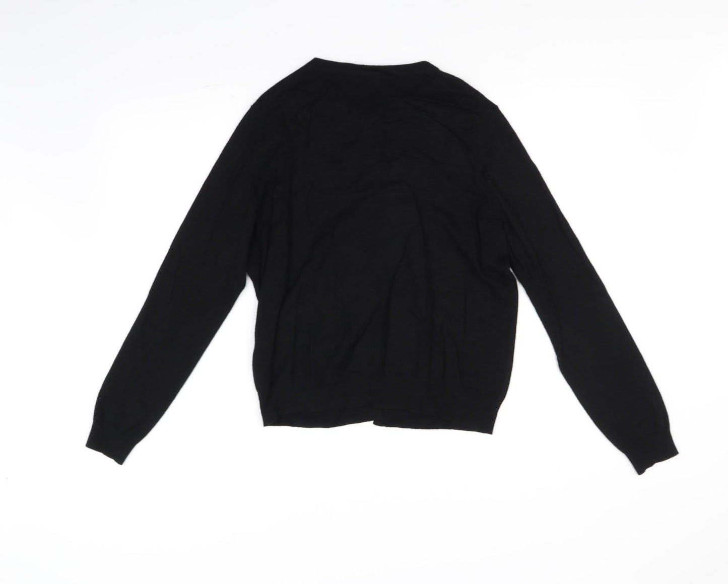 Marks and Spencer Womens Black   Cardigan Jumper Size 14