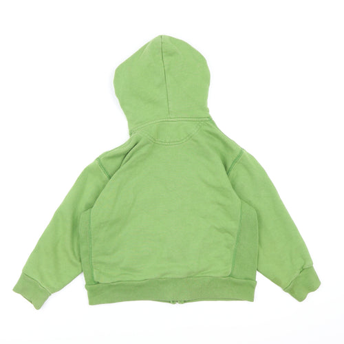 Gap Boys Green  Jersey Full Zip Hoodie Size 4 Years