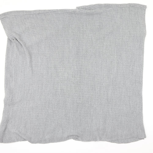 PRETTYLITTLETHING Womens Grey  Knit Cardigan Jumper Size M