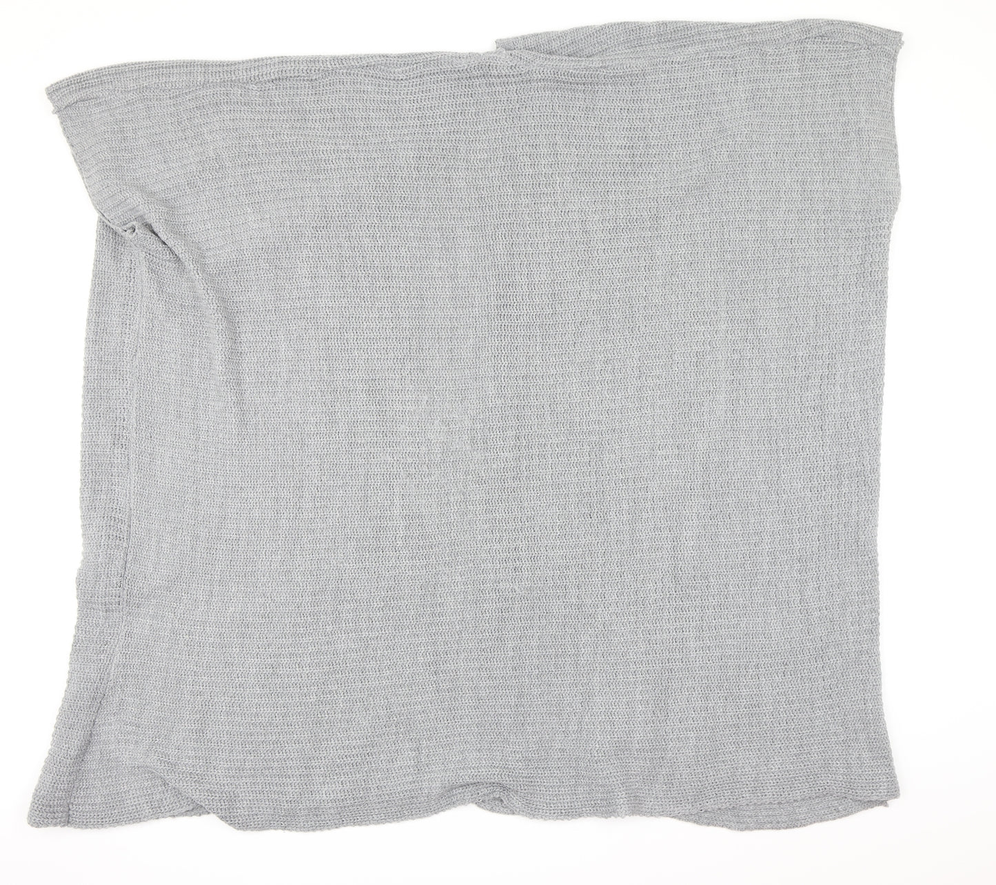 PRETTYLITTLETHING Womens Grey  Knit Cardigan Jumper Size M