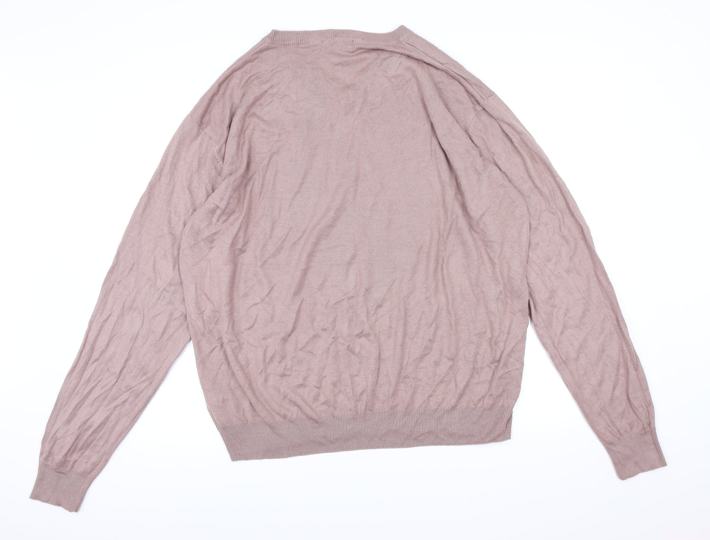 CAPSULE  Mens Pink  Knit Pullover Jumper Size XL