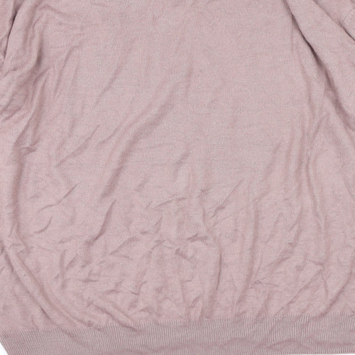 CAPSULE  Mens Pink  Knit Pullover Jumper Size XL