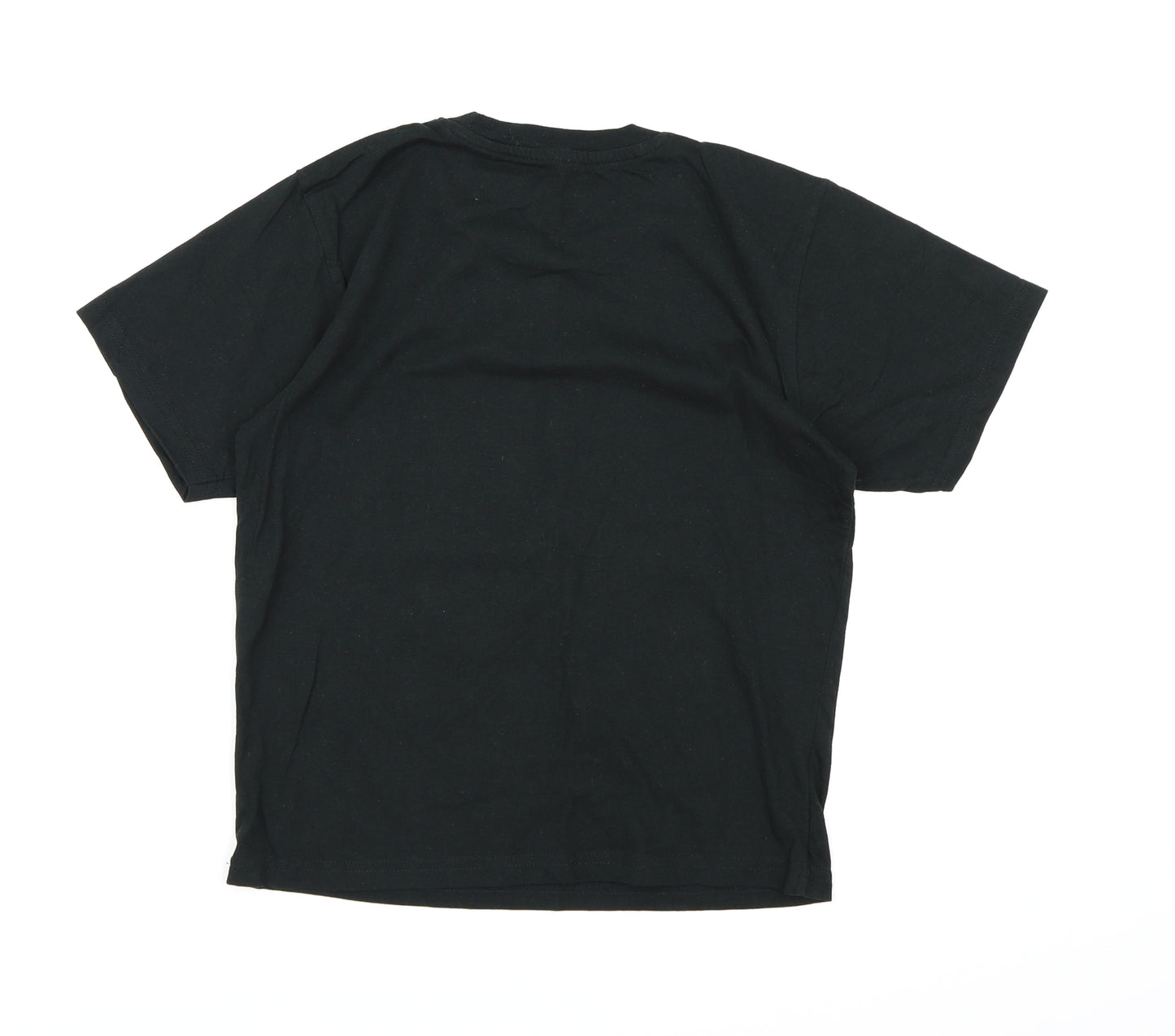 Illuminated Apparel Boys Black   Basic T-Shirt Size 9-10 Years