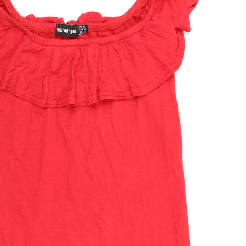 Pretty Lady Womens Red   Bodycon  Size 16