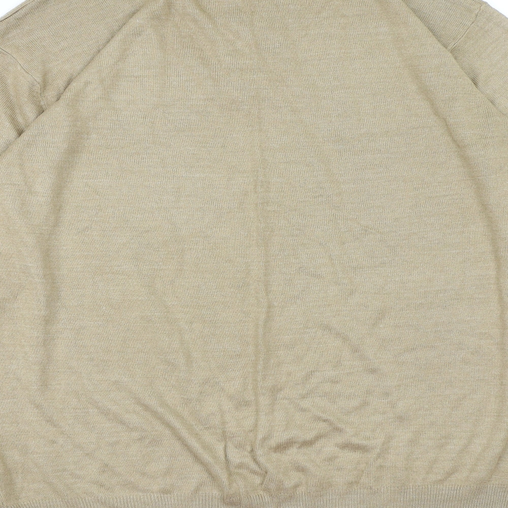 CAPSULE  Mens Brown  Knit Pullover Jumper Size XL