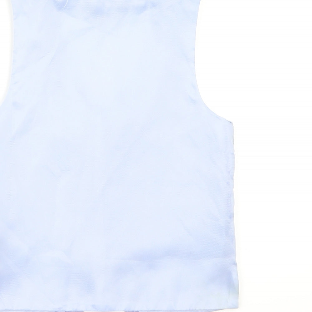 Primark Boys Blue   Jacket Waistcoat Size 3-4 Years