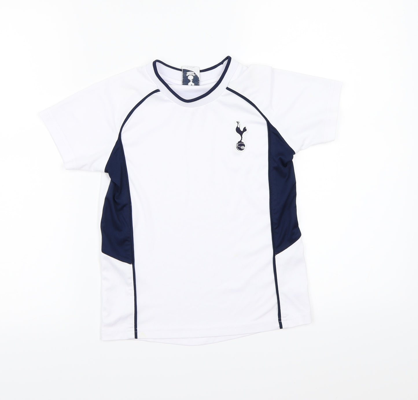 Tottenham Hotspur F.C. Boys White   Basic T-Shirt Size S  - Tottenham Hotspur