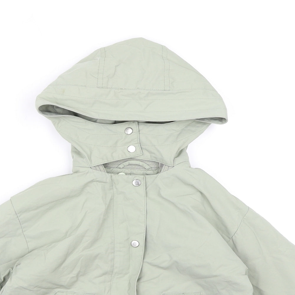 Zara Girls Green   Basic Coat Coat Size 18-24 Months