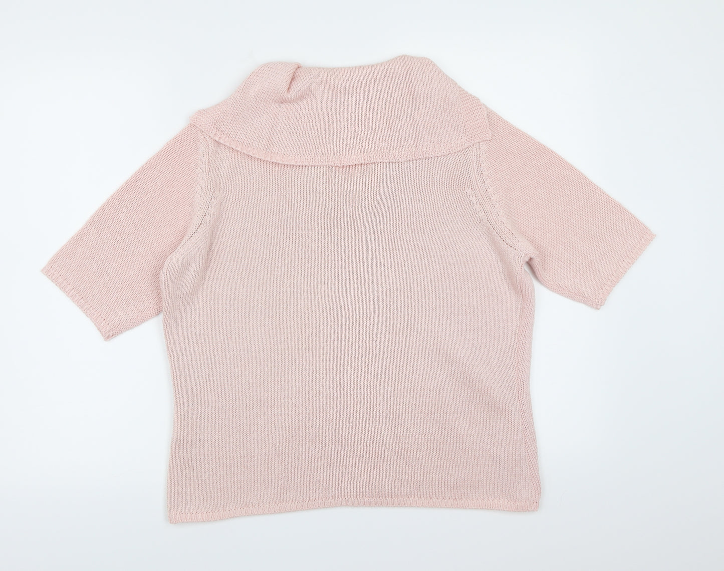 Per Una Womens Pink  Knit Cardigan Jumper Size L