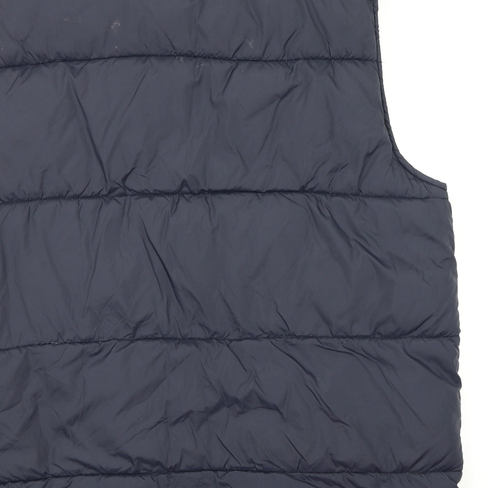 J.Hampton & Sons Mens Blue   Gilet Coat Size 2XL