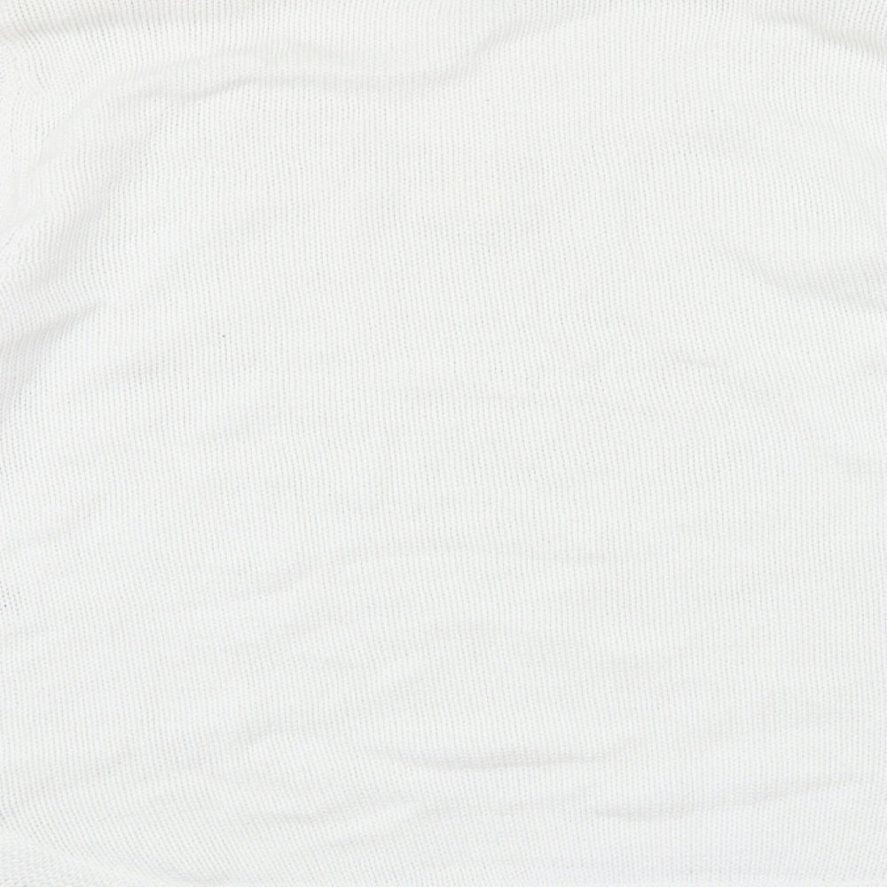 Marks and Spencer Womens White  Knit Pullover Jumper Size 14