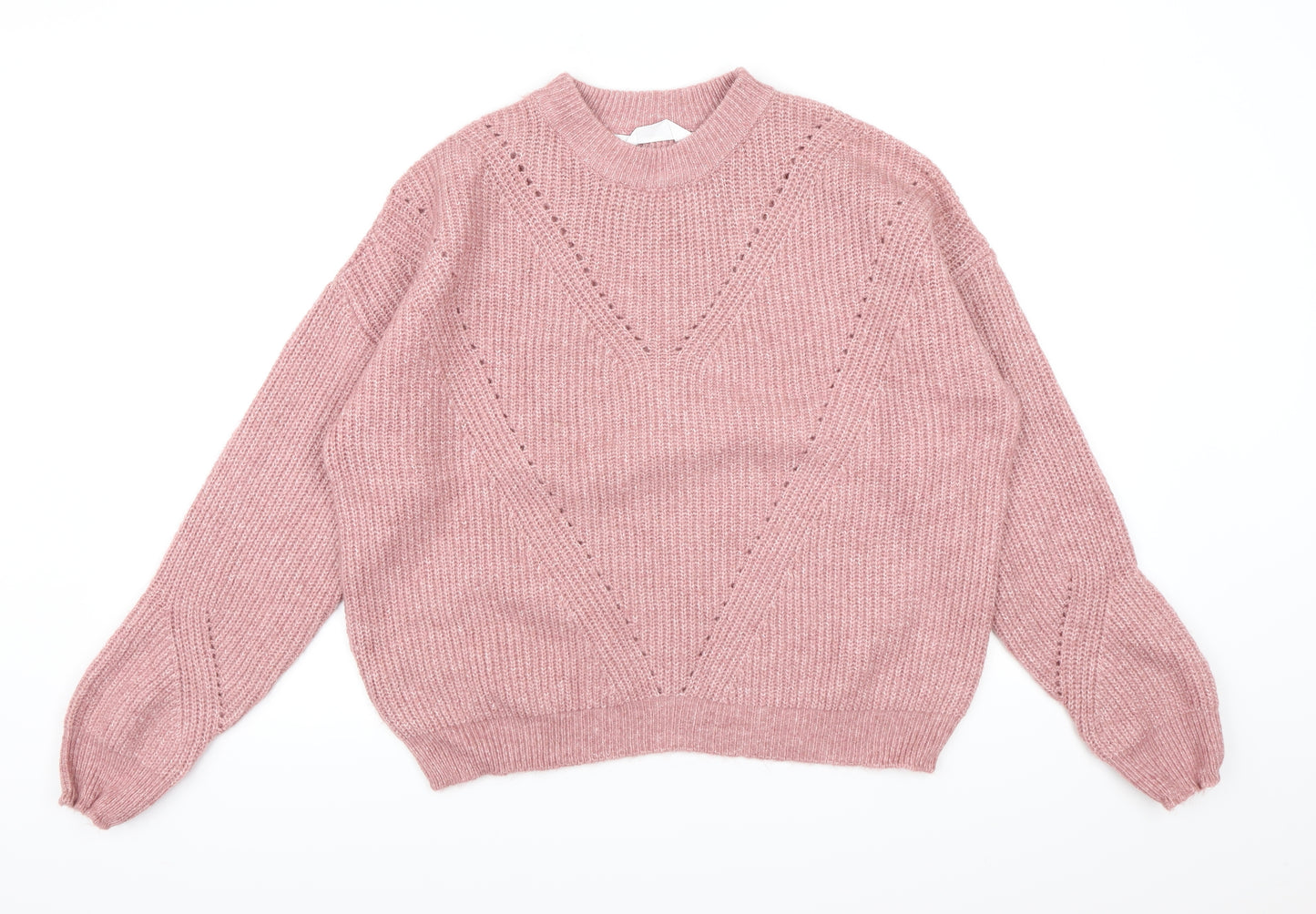 Primark Womens Pink  Knit Pullover Jumper Size 6