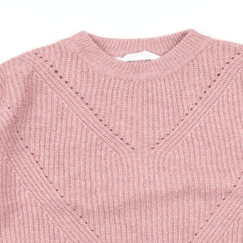 Primark Womens Pink  Knit Pullover Jumper Size 6