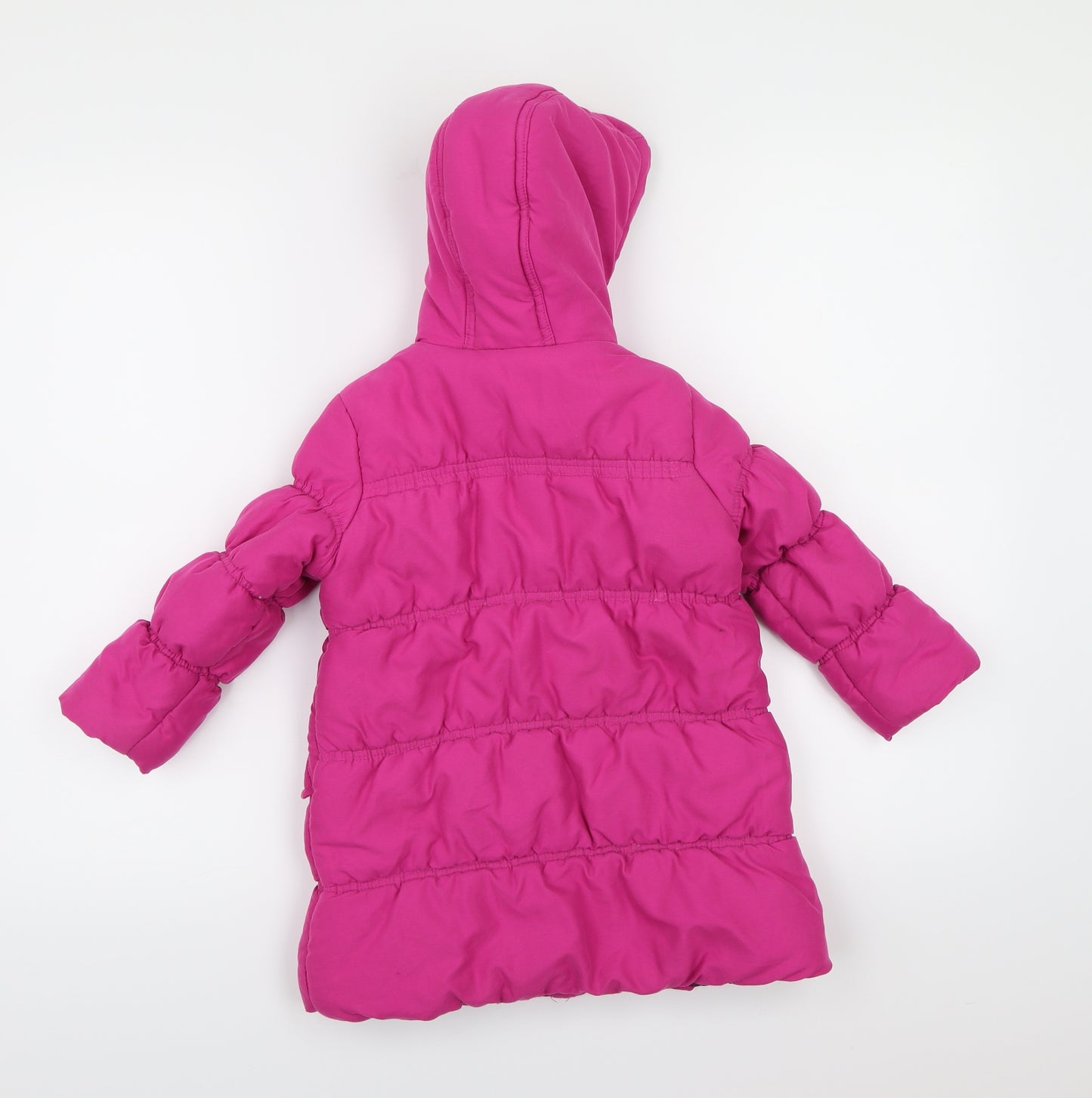 John Lewis Girls Pink   Basic Coat Coat Size 3 Years