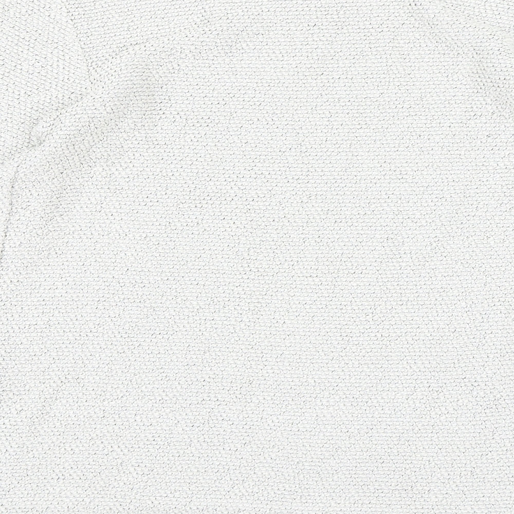 H&M Womens Grey  Knit Pullover Jumper Size S