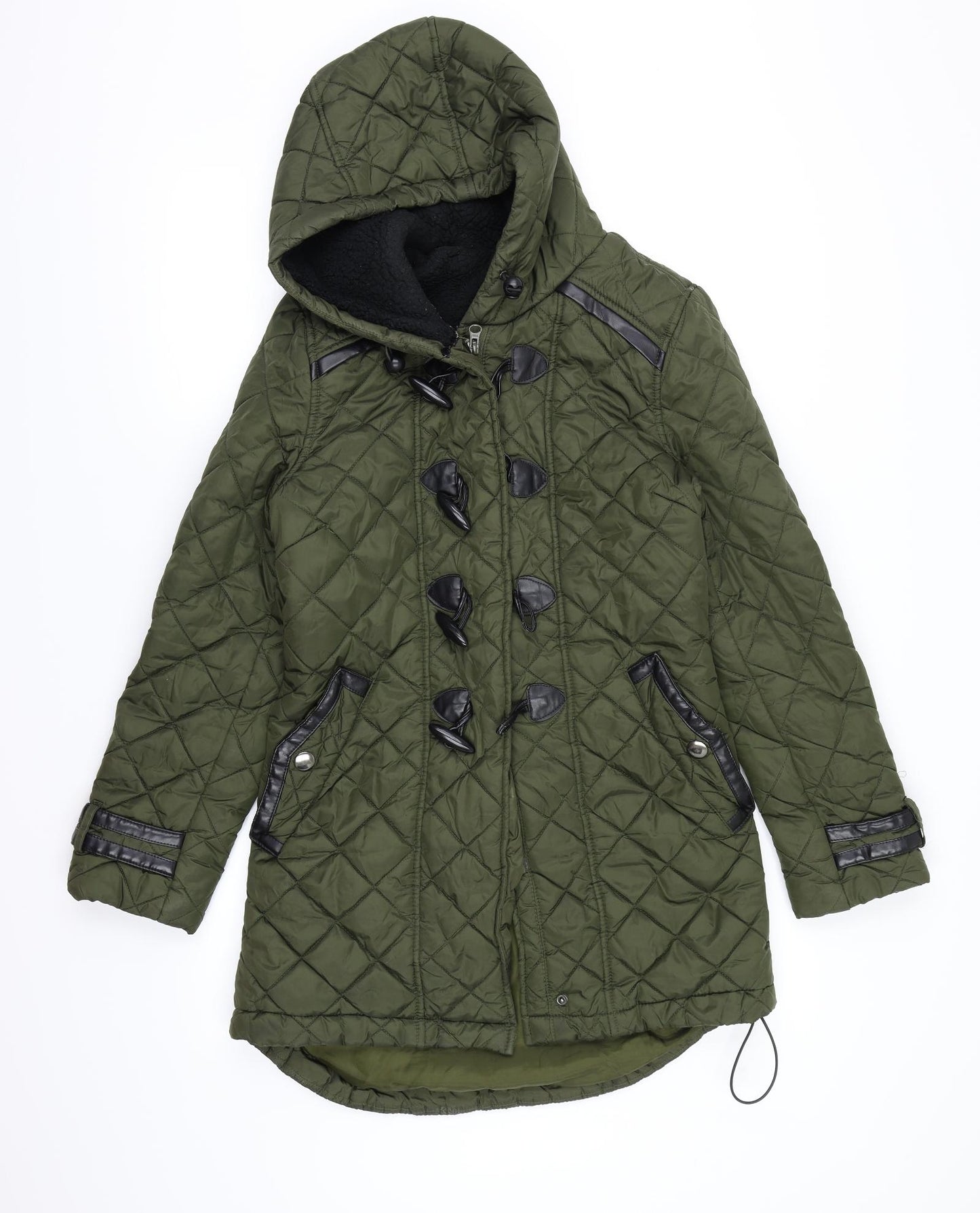 NEXT Womens Green   Quilted Coat Size 6