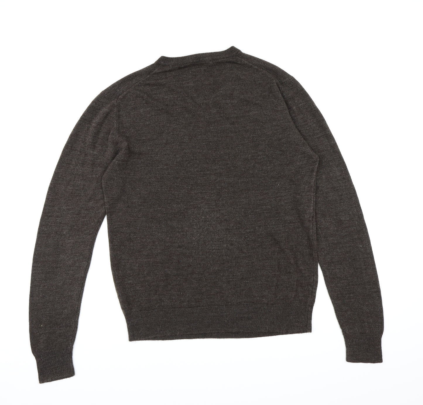 Cedar Wood State Mens Brown  Knit Pullover Jumper Size L