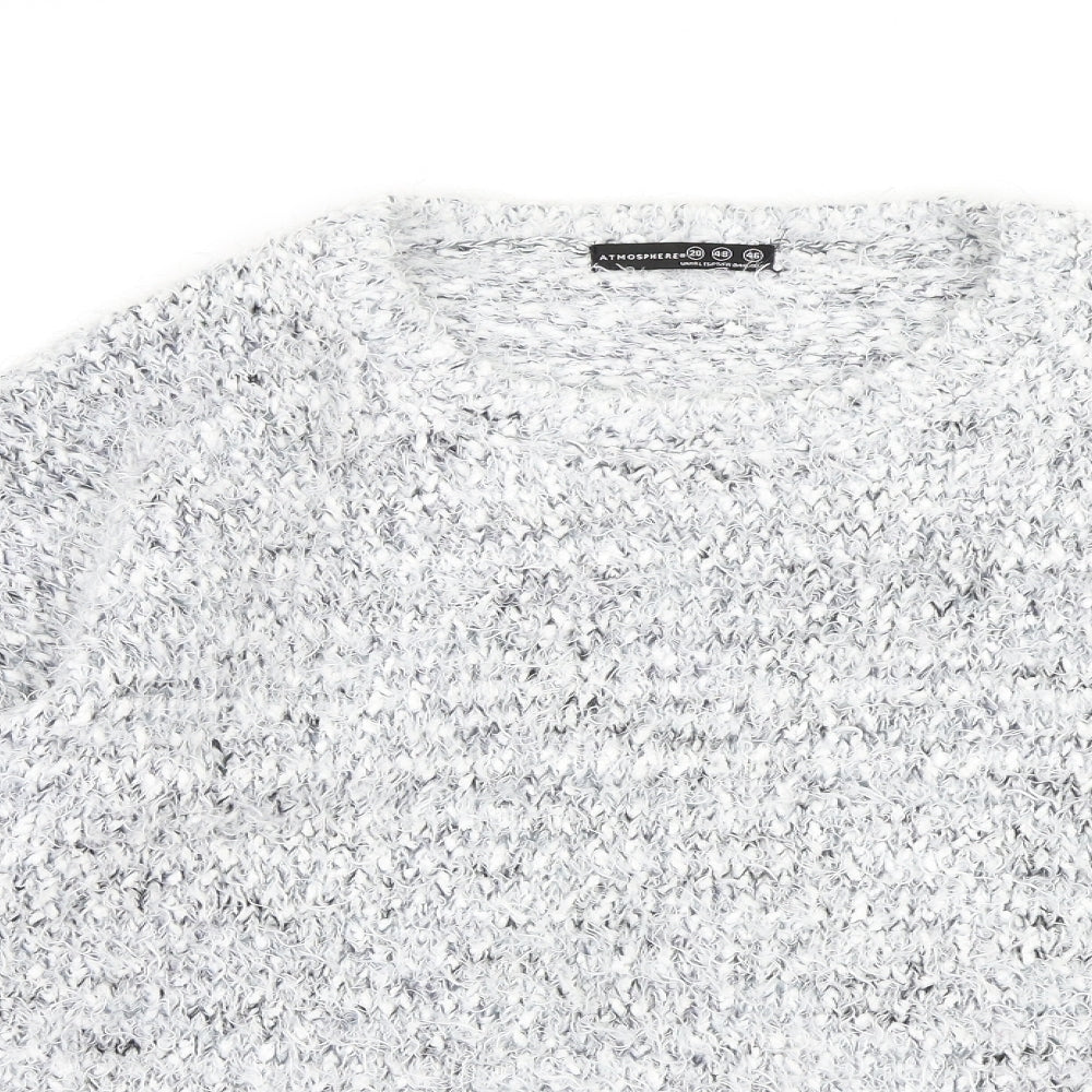 Atmosphere Womens Grey  Knit Pullover Jumper Size 20
