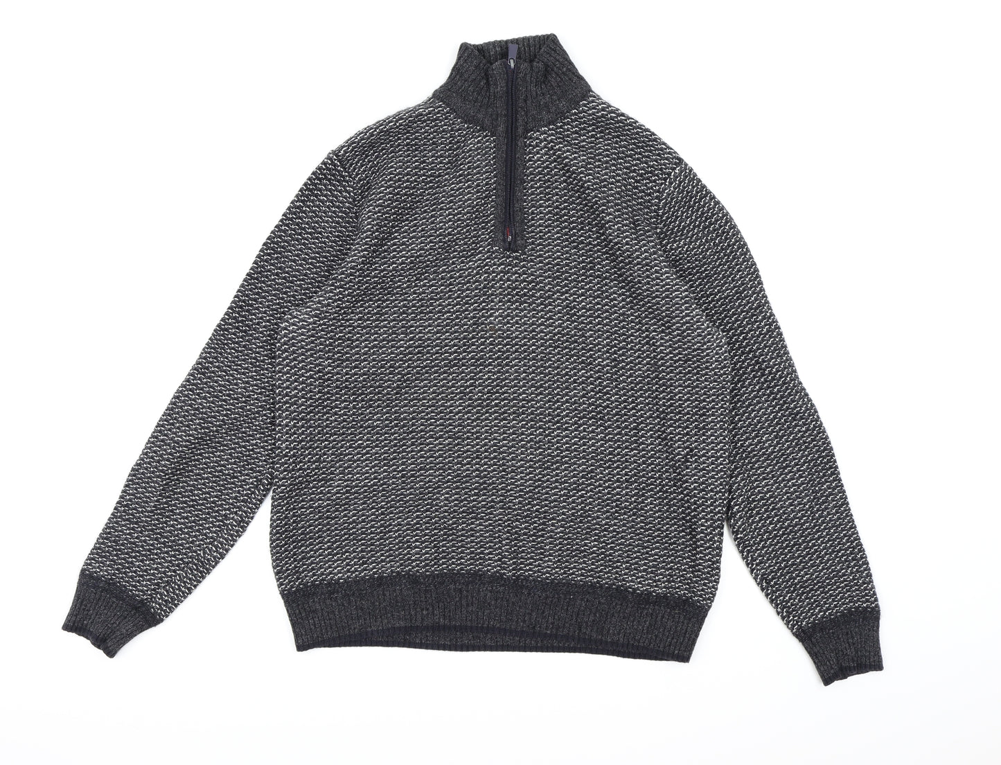 Blue Harbour Mens Blue  Knit Pullover Jumper Size S