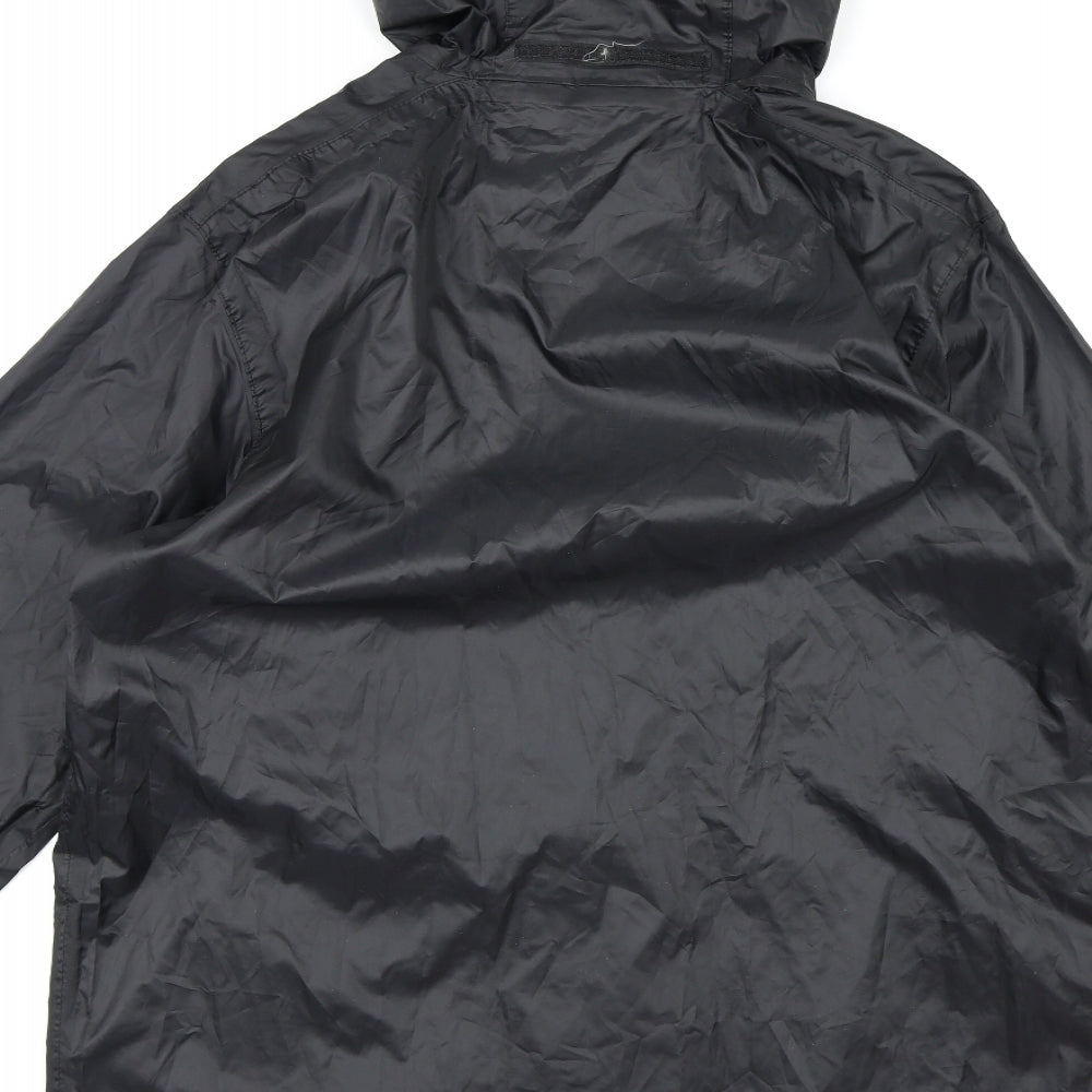Regatta Mens Black   Rain Coat Coat Size M