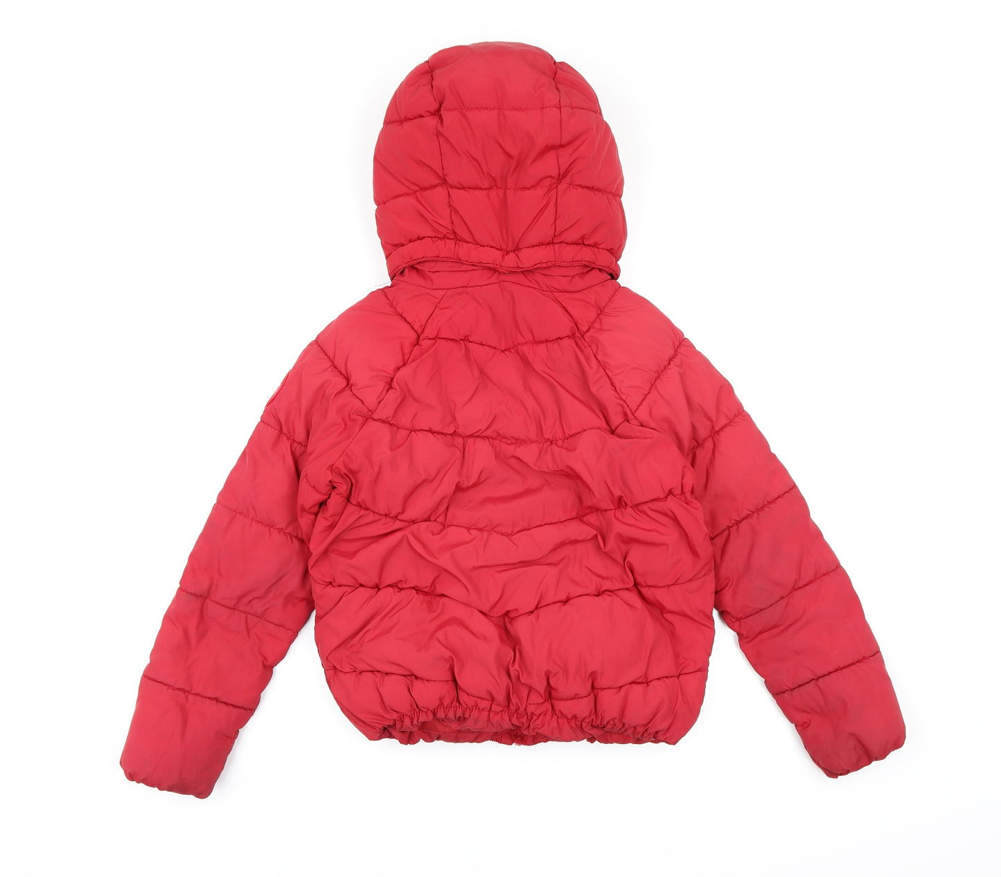 H&M Girls Red   Basic Coat Coat Size 10 Years