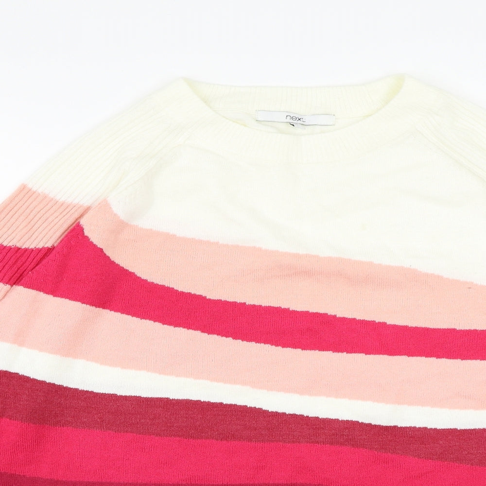 NEXT Womens Pink  Knit  Jumper Size M