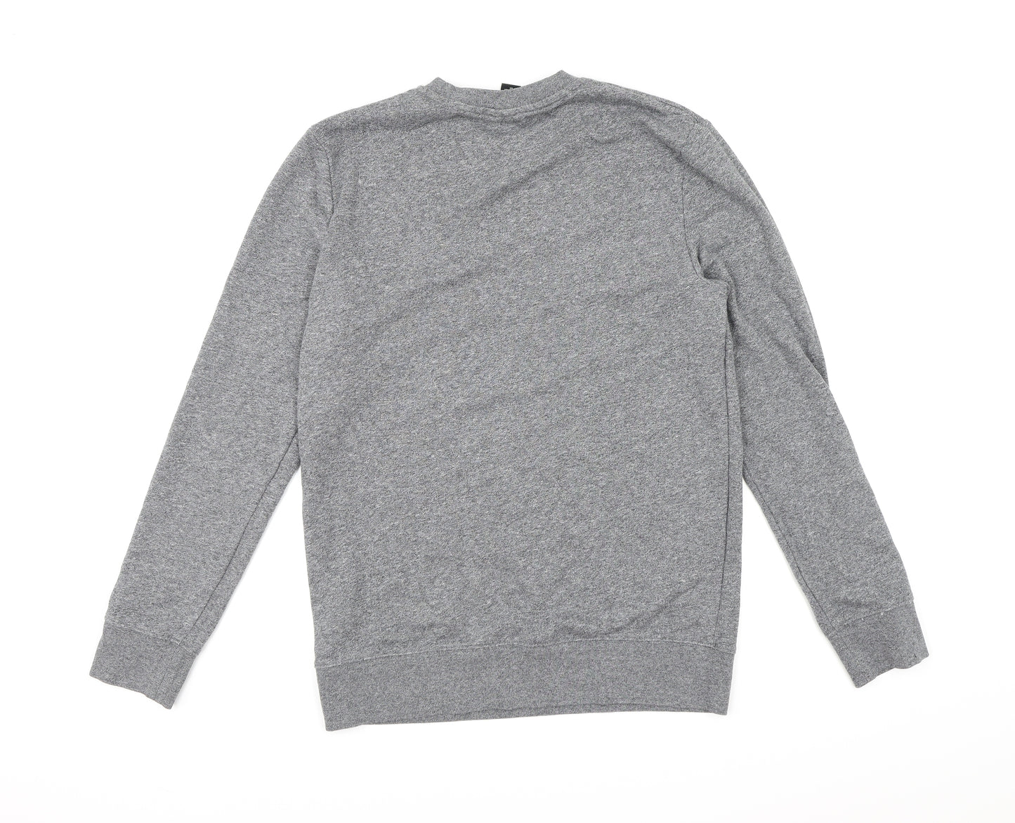 H&M Mens Grey  Jersey Pullover Sweatshirt Size S