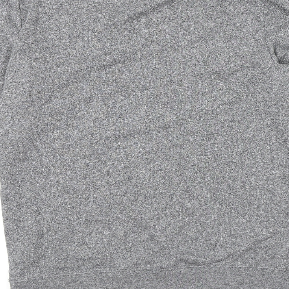 H&M Mens Grey  Jersey Pullover Sweatshirt Size S