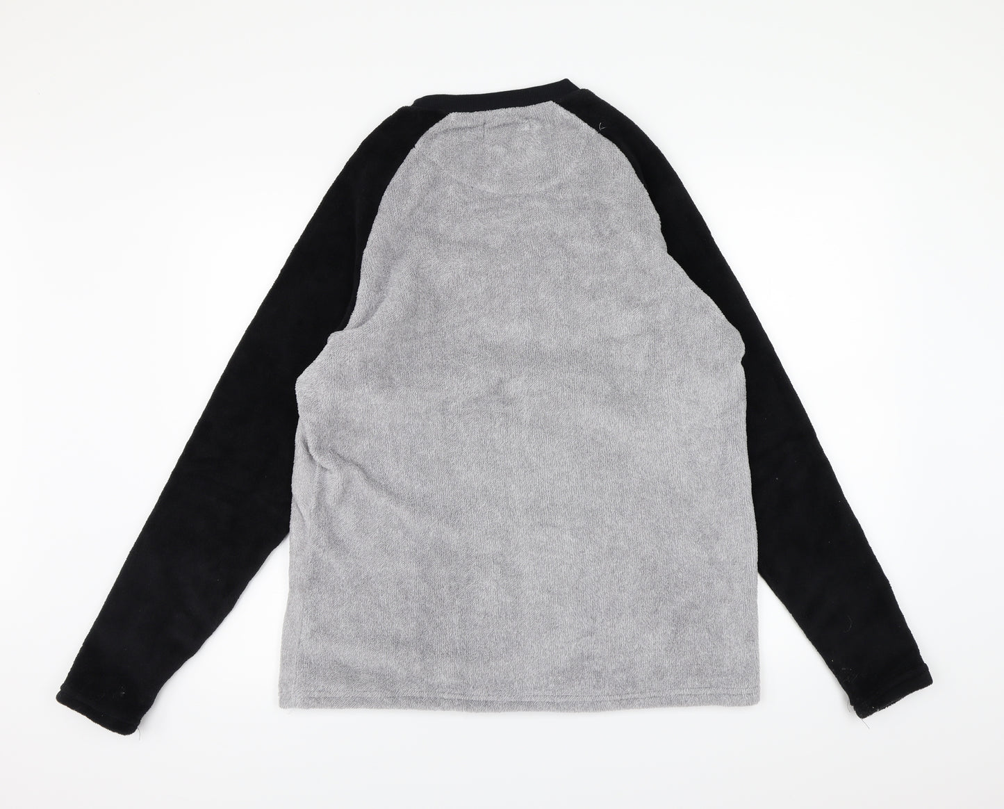 Primark Mens Grey  Fleece  Pyjama Top Size L