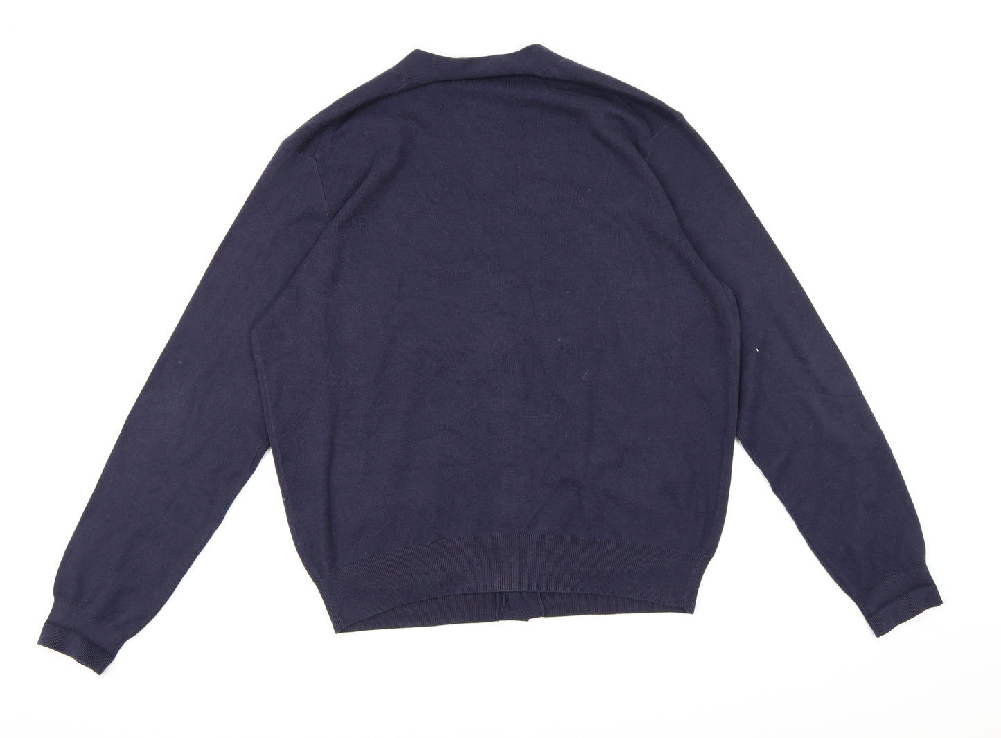 Polo Ralph Lauren Mens Blue  Knit Cardigan Jumper Size M