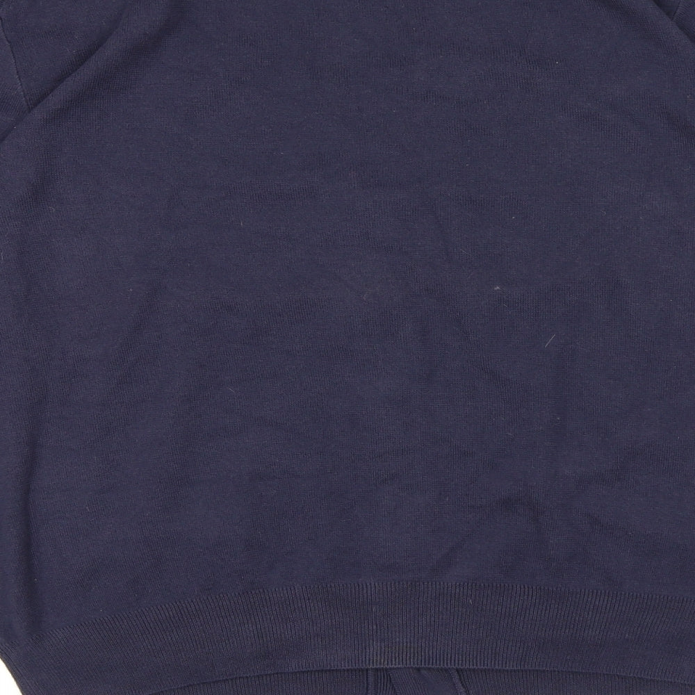 Polo Ralph Lauren Mens Blue  Knit Cardigan Jumper Size M