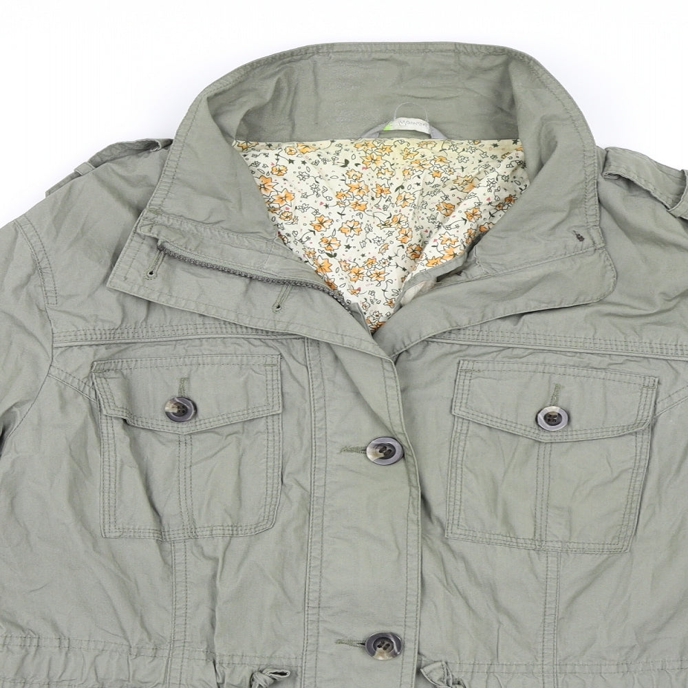 Marks and Spencer Womens Green   Overcoat Coat Size 16