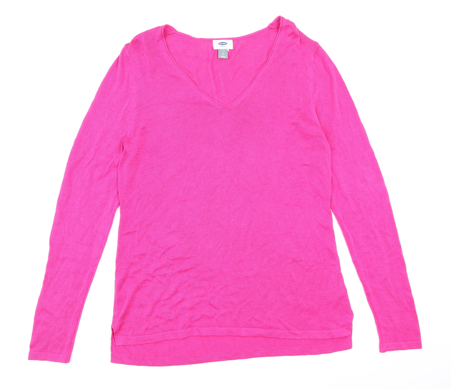 Preworn Womens Pink  Knit Pullover Jumper Size L