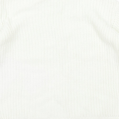 River Island Boys White  Knit  Jumper Size 5-6 Years