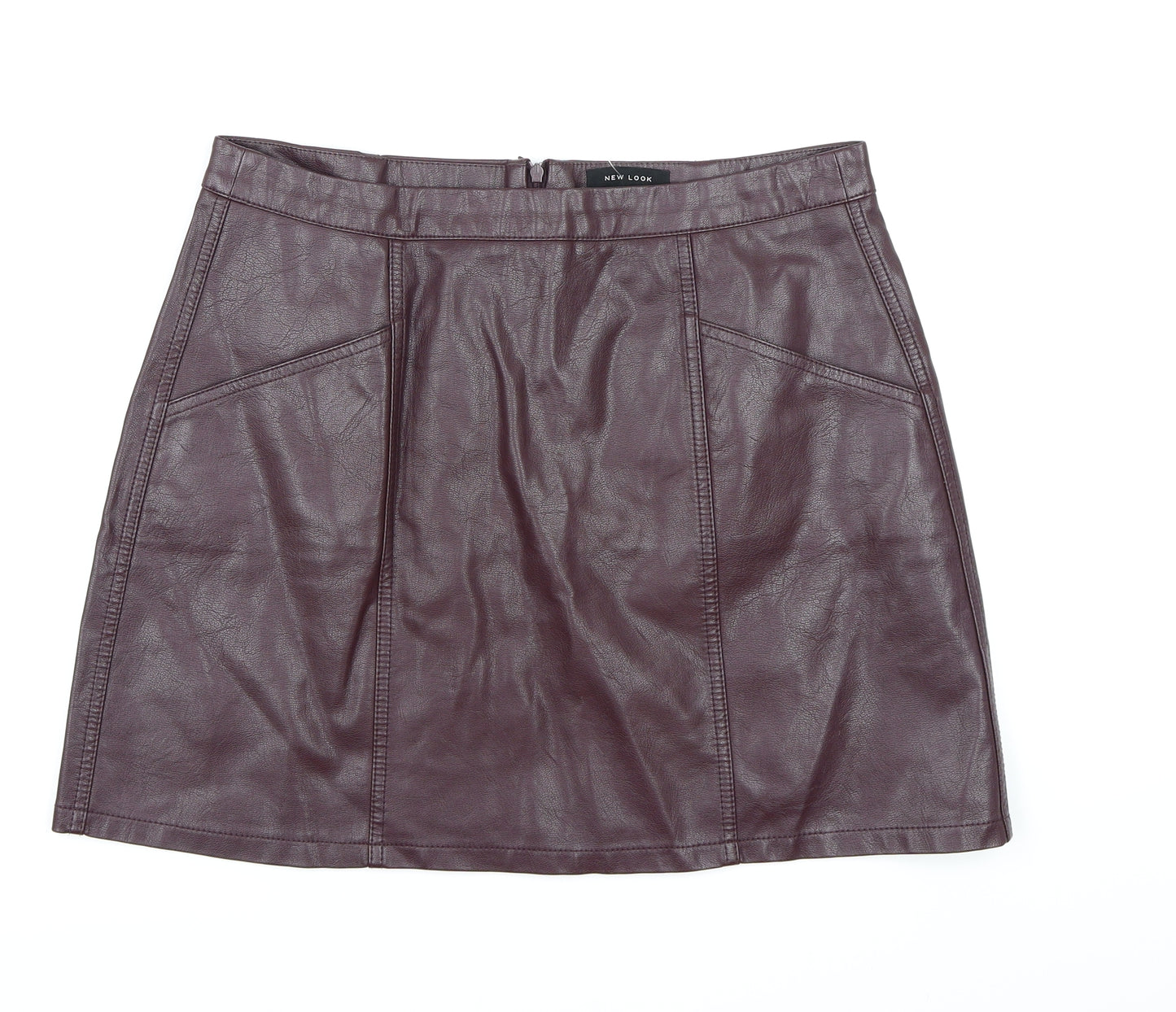 New Look Womens Purple   A-Line Skirt Size 14