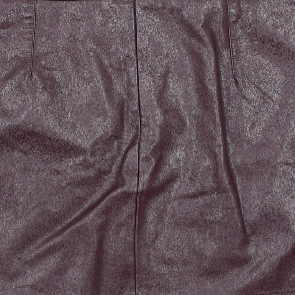 New Look Womens Purple   A-Line Skirt Size 14