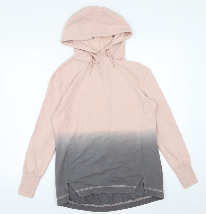 Debenhams Womens Pink Jersey Pullover Hoodie Size S