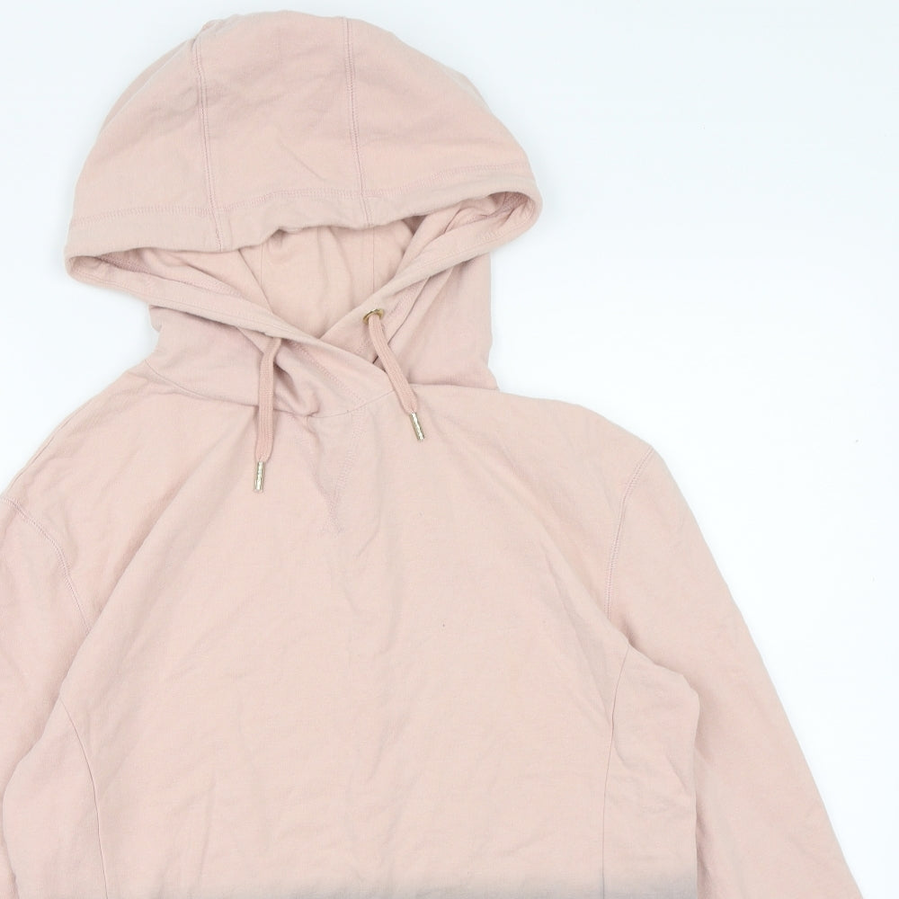 Debenhams Womens Pink  Jersey Pullover Hoodie Size S